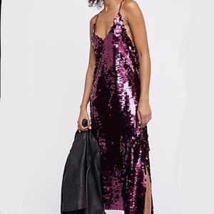 Free people intimately sequin maxi dress